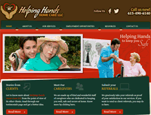 Tablet Screenshot of hhhcaretn.com